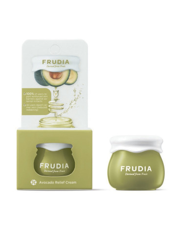 Atjaunojošs un nomierinošs sejas krēms ar avokado FRUDIA Avocado Relief Cream (mini).