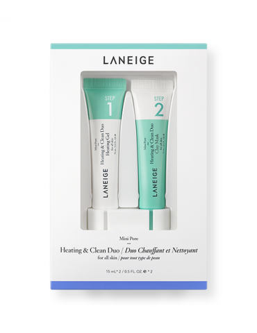 Poru attīrīšanas komplekts LANEIGE Mini-Pore Heating & Clean Duo.