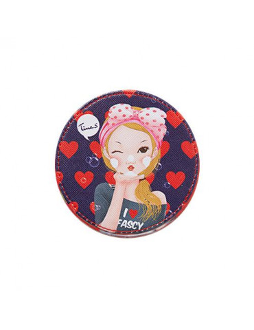 Kompakts spogulis FASCY Bubble Tina Pocket Mirror.