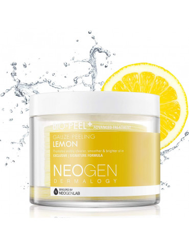 Pīlinga spilventiņi ar citronu ādas mirdzumam NEOGEN Dermalogy Bio-Peel Gauze Peeling Lemon.